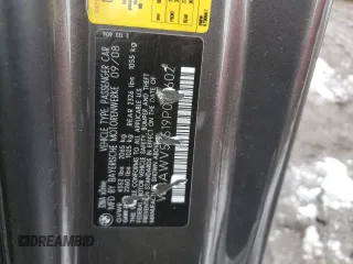 2009 BMW 3 Series 328i xDrive with VIN WBAWV53519P079602, listed as a Copart auction lot 43952555 with Not Provided miles and Salvage Title. Bid and sale history available at carsss.com. Image 12.