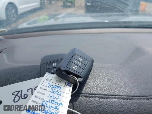 2021 Volkswagen Jetta S with VIN 3VWC57BU1MM047089, listed as a IAAI auction lot 42566747 with 80,639 mi miles and . Bid and sale history available at DreamBid. Image 11.