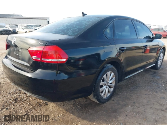 2014 Volkswagen Passat Wolfsburg Edition with VIN 1VWAS7A35EC094900, listed as a IAAI auction lot 42061090 with 115,897 mi miles and . Bid and sale history available at DreamBid. Image 4.