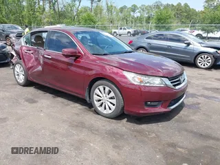 2014 Honda Accord Touring z VIN 1HGCR3F93EA037184, wystawiony jako IAAI lot #42357770 z przebiegiem 168 035 mil mil oraz . Historia ofert i sprzedaży dostępna na DreamBid. Obrazek 1.