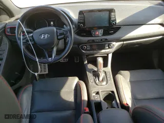 2019 Hyundai Elantra GT N Line with VIN KMHH55LC0KU110075, listed as a Copart auction lot 76715924 with 68,612 mi miles and Salvage Title. Bid and sale history available at carsss.com. Image 8.