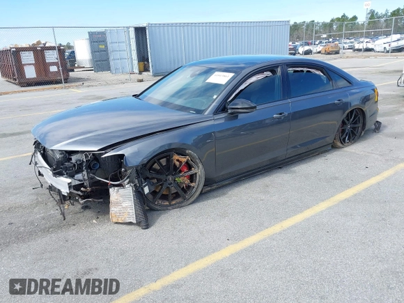2022 Audi S8 with VIN WAULSAF83NN001905, listed as a IAAI auction lot 41813861 with 18,461 mi miles and . Bid and sale history available at DreamBid. Image 16.