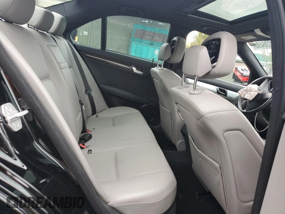2008 Mercedes-Benz C 300 Sport with VIN WDDGF54X98R034209, listed as a Copart auction lot 59236495 with 110,626 mi miles and Salvage title. Bid and sale history available at DreamBid. Image 10.
