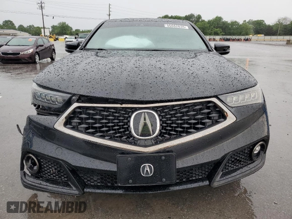 2019 Acura TLX w/A-Spec Pkg with VIN 19UUB3F64KA005399, listed as a Copart auction lot 55662635 with 52,434 mi miles and Salvage title. Bid and sale history available at DreamBid. Image 5.