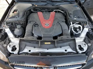 2018 Mercedes-Benz E-Class AMG E 43 with VIN WDDZF6EB9JA391833, listed as a Copart auction lot 44266535 with 38,366 mi miles and Salvage Title. Bid and sale history available at carsss.com. Image 11.