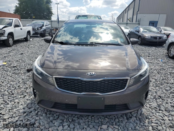 2017 Kia Forte LX with VIN 3KPFK4A73HE099214, listed as a Copart auction lot 52723585 with 45,121 mi miles and Salvage Title. Bid and sale history available at carsss.com. Image 5.
