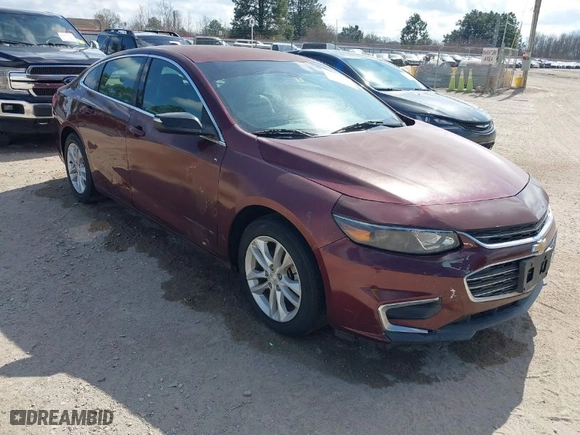 2016 Chevrolet Malibu LT with VIN 1G1ZE5ST4GF292863, listed as a IAAI auction lot 41477512 with 116,419 mi miles. Bid and sale history available at carsss.com. Image 1.