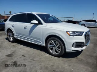 2021 Audi Q7 Premium Plus with VIN WA1LXAF7XMD016671, listed as a Copart auction lot 50274315 with 73,240 mi miles and Salvage title. Bid and sale history available at DreamBid. Image 4.