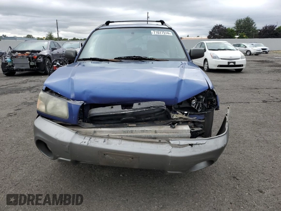 2003 Subaru Forester XS with VIN JF1SG656X3H700009, listed as a Copart auction lot 71077514 with 249,471 mi miles and Salvage Title. Bid and sale history available at carsss.com. Image 5.