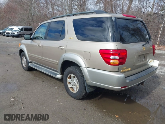 2003 Toyota Sequoia SR5 with VIN 5TDBT44A83S181215, listed as a IAAI auction lot 41855640 with 234,110 mi miles and . Bid and sale history available at DreamBid. Image 3.