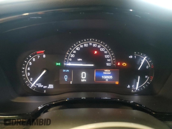 2017 Cadillac XT5 FWD with VIN 1GYKNARS0HZ257035, listed as a Copart auction lot 64284525 with 102,605 mi miles and Salvage title. Bid and sale history available at DreamBid. Image 9.