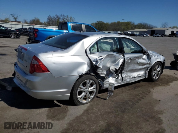 2012 Ford Fusion SE with VIN 3FAHP0HG1CR323080, listed as a Copart auction lot 53715485 with 109,179 mi miles and Salvage title. Bid and sale history available at DreamBid. Image 3.