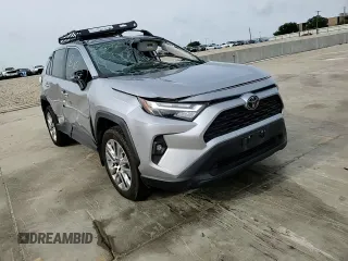 2024 Toyota RAV4 XLE Premium with VIN 2T3C1RFV6RC278672, listed as a Copart auction lot 54777375 with 23,857 mi miles and Salvage title. Bid and sale history available at DreamBid. Image 14.