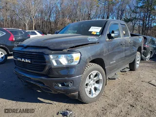 2021 Ram 1500 Big Horn with VIN 1C6SRFBT7MN623706, listed as a IAAI auction lot 41289882 with 40,478 mi miles. Bid and sale history available at carsss.com. Image 2.