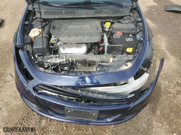 2016 Dodge Dart SXT with VIN 1C3CDFBB6GD732899, listed as a Copart auction lot 50184695 with 91,338 mi miles and Salvage Title. Bid and sale history available at carsss.com. Image 12.