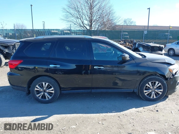 2017 Nissan Pathfinder SV with VIN 5N1DR2MM2HC693059, listed as a IAAI auction lot 41584629 with 112,379 mi miles. Bid and sale history available at carsss.com. Image 13.