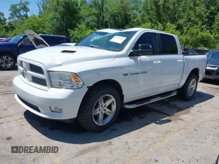 2012 Ram 1500 Sport with VIN 1C6RD7MT3CS250762, listed as a IAAI auction lot 42201661 with Not provided miles and . Bid and sale history available at DreamBid. Image 2.