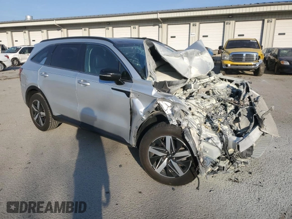2021 Kia Sorento S with VIN 5XYRL4LC8MG007614, listed as a Copart auction lot 48540865 with 57,988 mi miles and Salvage Title. Bid and sale history available at DreamBid. Image 4.