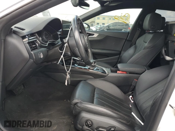 2021 Audi A5 Sportback S line Premium with VIN WAUDACF52MA017768, listed as a Copart auction lot 71008123 with 0 mi miles. Bid and sale history available at carsss.com. Image 7.