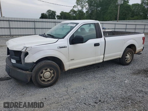 2016 Ford F-150 XL with VIN 1FTMF1CP0GKE26834, listed as a Copart auction lot 52312184 with 147,604 mi miles and Salvage Title. Bid and sale history available at carsss.com. Image 1.