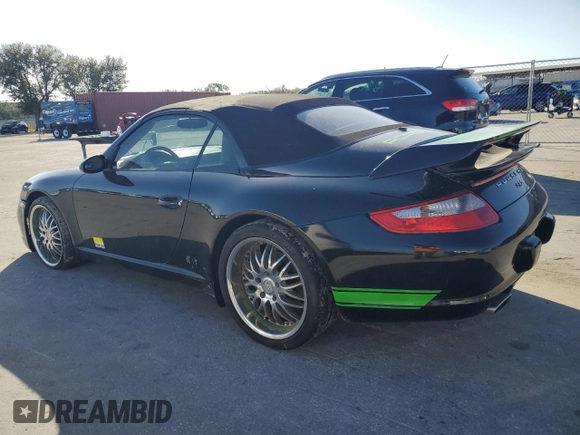 2006 Porsche 911 Carrera with VIN WP0CA29976S756591, listed as a Copart auction lot 77962404 with 110,147 mi miles and Salvage Title. Bid and sale history available at DreamBid. Image 2.