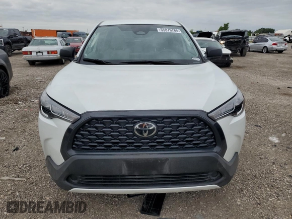 2024 Toyota Corolla Cross L with VIN 7MUAAAAG6RV086028, listed as a Copart auction lot 55079765 with 25,508 mi miles and Salvage title. Bid and sale history available at DreamBid. Image 5.