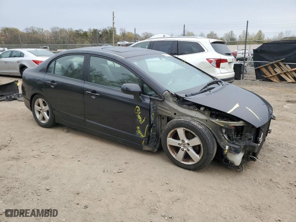 2007 Honda Civic Sdn EX with VIN 1HGFA16887L067823, listed as a Copart auction lot 52708075 with 120,721 mi miles and Salvage Title. Bid and sale history available at carsss.com. Image 4.