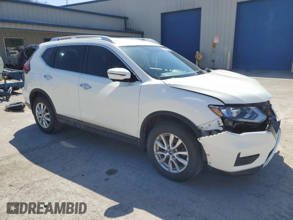 2018 Nissan Rogue SV with VIN KNMAT2MV5JP545603, listed as a Copart auction lot 53424265 with 125,431 mi miles and Salvage Title. Bid and sale history available at carsss.com. Image 4.