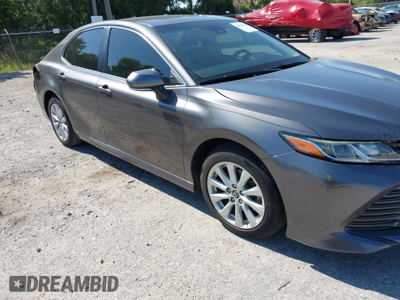 2019 Toyota Camry LE with VIN 4T1B11HK4KU286959, listed as a IAAI auction lot 42063344 with 92,481 mi miles and . Bid and sale history available at DreamBid. Image 1.