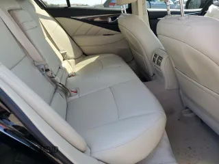 2015 Infiniti Q50 Premium with VIN JN1BV7ARXFM406453, listed as a Copart auction lot 54661515 with 77,298 mi miles and Salvage Title. Bid and sale history available at carsss.com. Image 10.