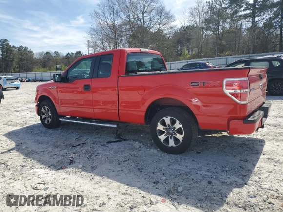 2013 Ford F-150 XL with VIN 1FTFX1CF4DKF89981, listed as a Copart auction lot 49700395 with 127,034 mi miles and Salvage Title. Bid and sale history available at carsss.com. Image 2.
