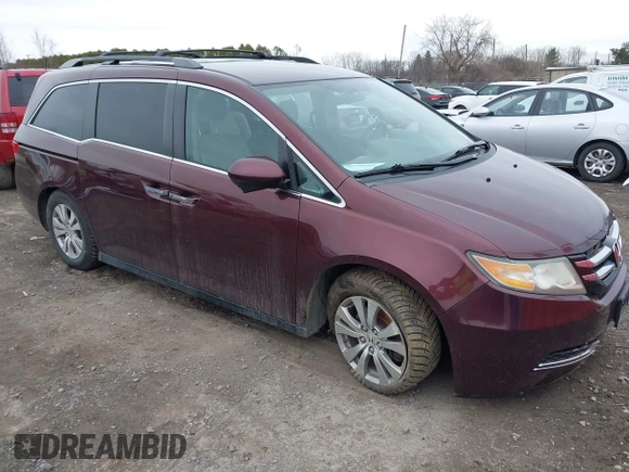 2014 Honda Odyssey EX with VIN 5FNRL5H43EB082088, listed as a IAAI auction lot 41940682 with 151,012 mi miles and . Bid and sale history available at carsss.com. Image 1.