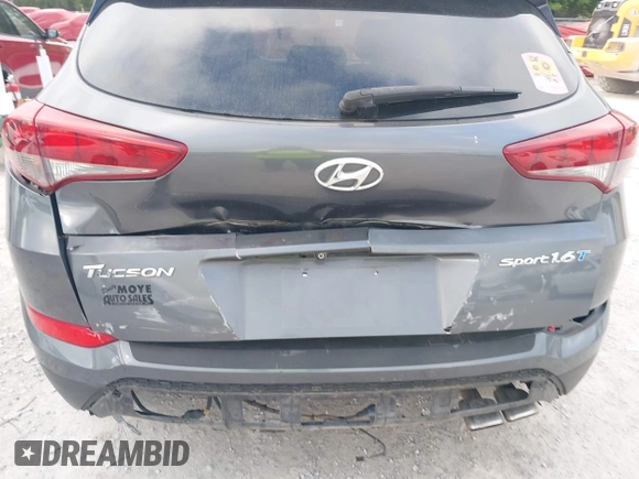 2016 Hyundai Tucson Limited with VIN KM8J33A27GU245096, listed as a IAAI auction lot 41961905 with 101,195 mi miles. Bid and sale history available at carsss.com. Image 6.