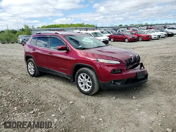 2017 Jeep Cherokee Latitude with VIN 1C4PJMCS7HW525503, listed as a Copart auction lot 58269015 with 110,455 mi miles and Salvage title. Bid and sale history available at DreamBid. Image 13.