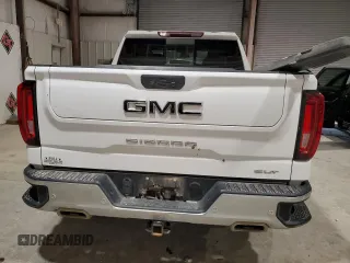 2022 GMC Sierra 1500 Limited SLT with VIN 3GTU9DED1NG186483, listed as a Copart auction lot 41821895 with 81,913 mi miles and Salvage Title. Bid and sale history available at carsss.com. Image 6.