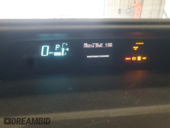 2014 Toyota Prius One with VIN JTDKDTB33E1564829, listed as a Copart auction lot 55361085 with 130,251 mi miles and Non Repairable. Bid and sale history available at DreamBid. Image 9.