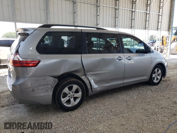 2015 Toyota Sienna LE AAS with VIN 5TDKK3DC5FS663627, listed as a Copart auction lot 59930455 with 125,858 mi miles and Salvage title. Bid and sale history available at DreamBid. Image 3.