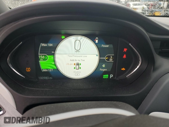 2019 Chevrolet Bolt EV LT with VIN 1G1FY6S07K4100118, listed as a Copart auction lot 72833882 with 100,980 mi miles. Bid and sale history available at carsss.com. Image 9.