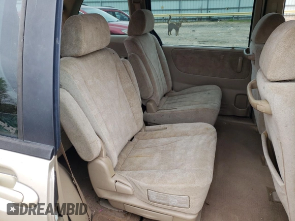 2002 Mazda MPV LX with VIN JM3LW28J120310009, listed as a Copart auction lot 51272115 with 98,847 mi miles and Salvage title. Bid and sale history available at DreamBid. Image 11.
