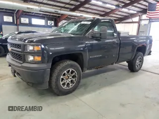 2014 Chevrolet Silverado 1500 Work Truck with VIN 1GCNKPEH8EZ176465, listed as a Copart auction lot 55171685 with 128,370 mi miles and Clean Title. Bid and sale history available at DreamBid. Image 1.