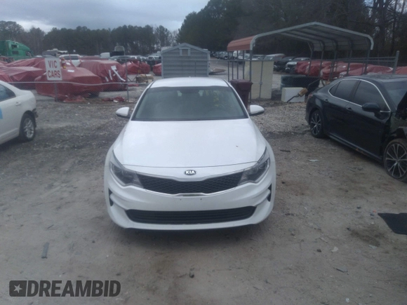 2018 Kia Optima LX with VIN 5XXGT4L38JG272718, listed as a IAAI auction lot 41716428 with 62,000 mi miles. Bid and sale history available at carsss.com. Image 13.