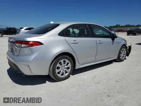 2023 Toyota Corolla LE with VIN 5YFB4MDE5PP057157, listed as a Copart auction lot 49301105 with 10,004 mi miles and Salvage Title. Bid and sale history available at carsss.com. Image 3.