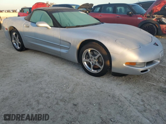 2002 Chevrolet Corvette with VIN 1G1YY32G925126640, listed as a Copart auction lot 77801494 with 0 mi miles and Salvage Title. Bid and sale history available at carsss.com. Image 4.