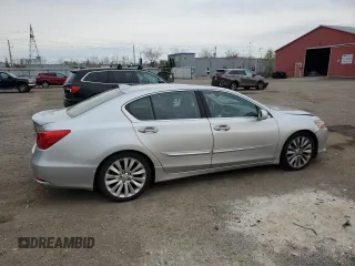 2014 Acura RLX Advance Pkg with VIN JH4KC1F92EC800038, listed as a Copart auction lot 79177824 with 285,995 mi miles and Salvage Title. Bid and sale history available at carsss.com. Image 3.