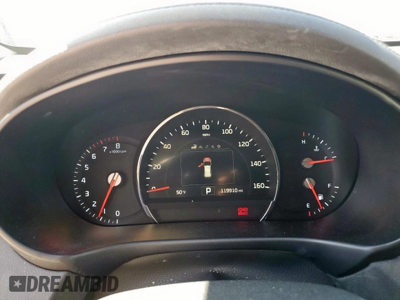 2017 Kia Sorento EX V6 with VIN 5XYPH4A53HG308066, listed as a Copart auction lot 52201395 with 119,910 mi miles and Salvage Title. Bid and sale history available at carsss.com. Image 9.