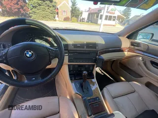 2001 BMW 5 Series 540iA with VIN WBADN63481GM70805, listed as a Copart auction lot 80266674 with 116,000 mi miles and Clean Title. Bid and sale history available at carsss.com. Image 9.