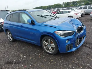 2019 BMW X1 xDrive28i with VIN WBXHT3C57K5L37602, listed as a IAAI auction lot 42597461 with 24,556 mi miles and . Bid and sale history available at DreamBid. Image 1.
