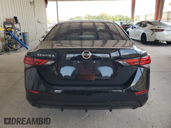 2020 Nissan Sentra S with VIN 3N1AB8BV2LY252576, listed as a Copart auction lot 52111675 with 45,734 mi miles and Non Repairable. Bid and sale history available at carsss.com. Image 6.