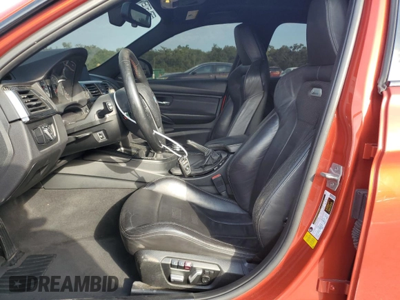 2016 BMW M3 with VIN WBS8M9C52GP967030, listed as a Copart auction lot 57950385 with 77,885 mi miles and Salvage title. Bid and sale history available at DreamBid. Image 7.