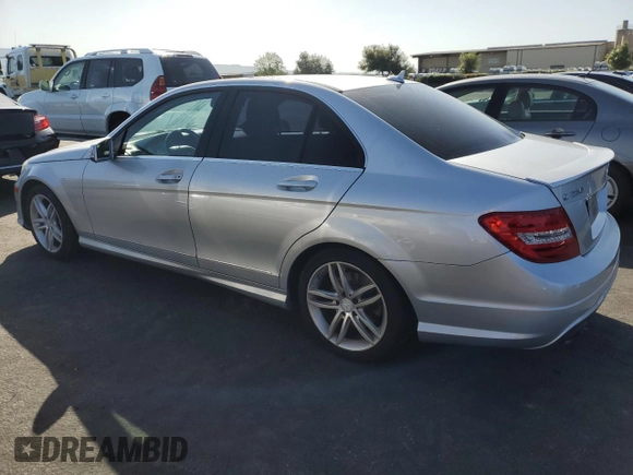 2014 Mercedes-Benz C C 250 Sport with VIN WDDGF4HB4ER314592, listed as a Copart auction lot 51862905 with 127,908 mi miles and Salvage Title. Bid and sale history available at carsss.com. Image 2.